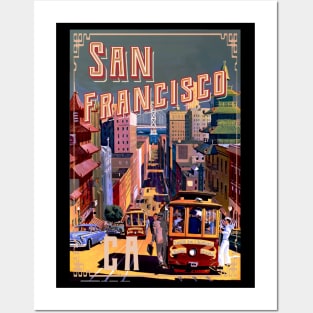 San Francisco vintage poster Posters and Art